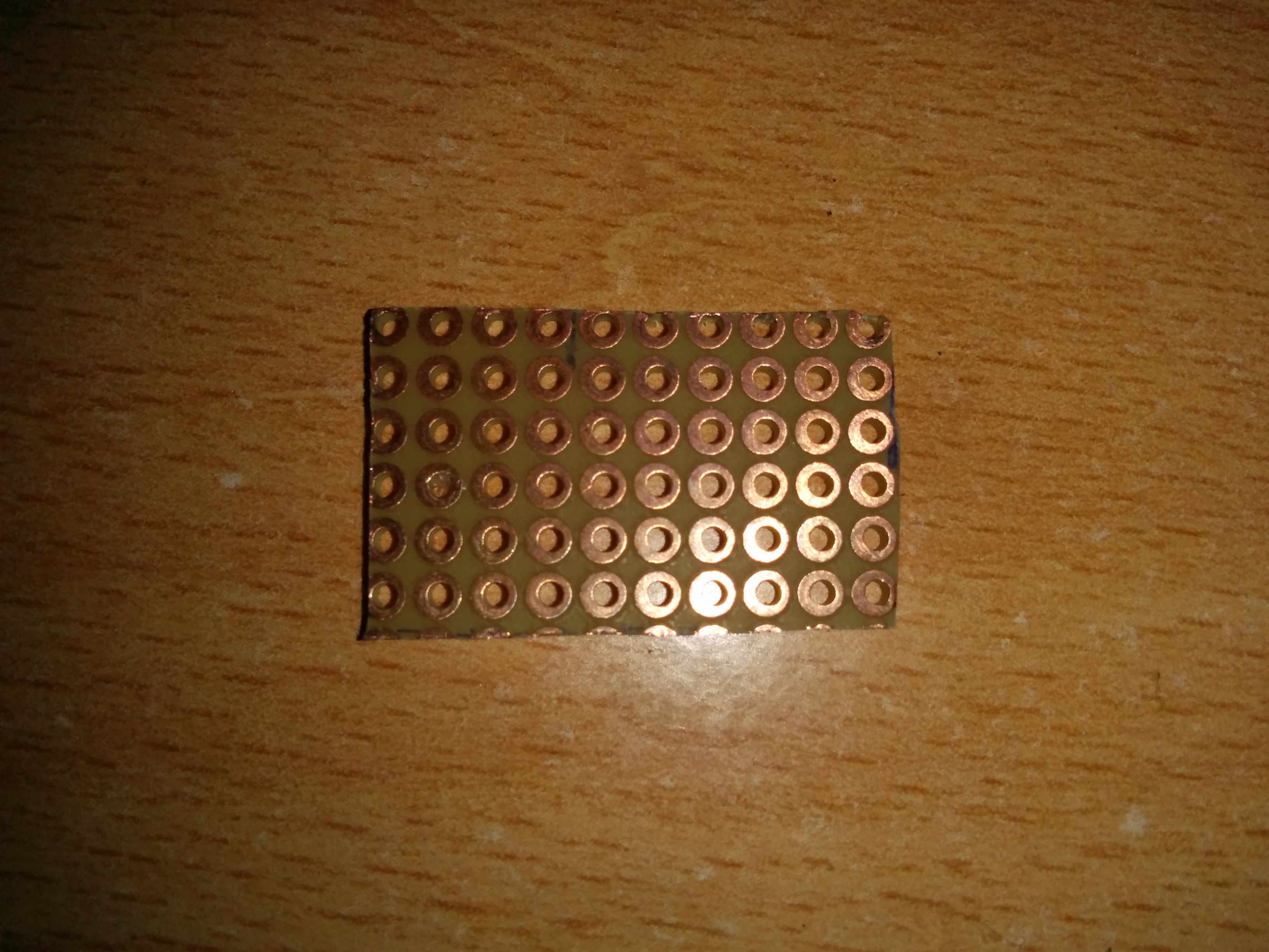 Schritt 1: Platine zuschneiden