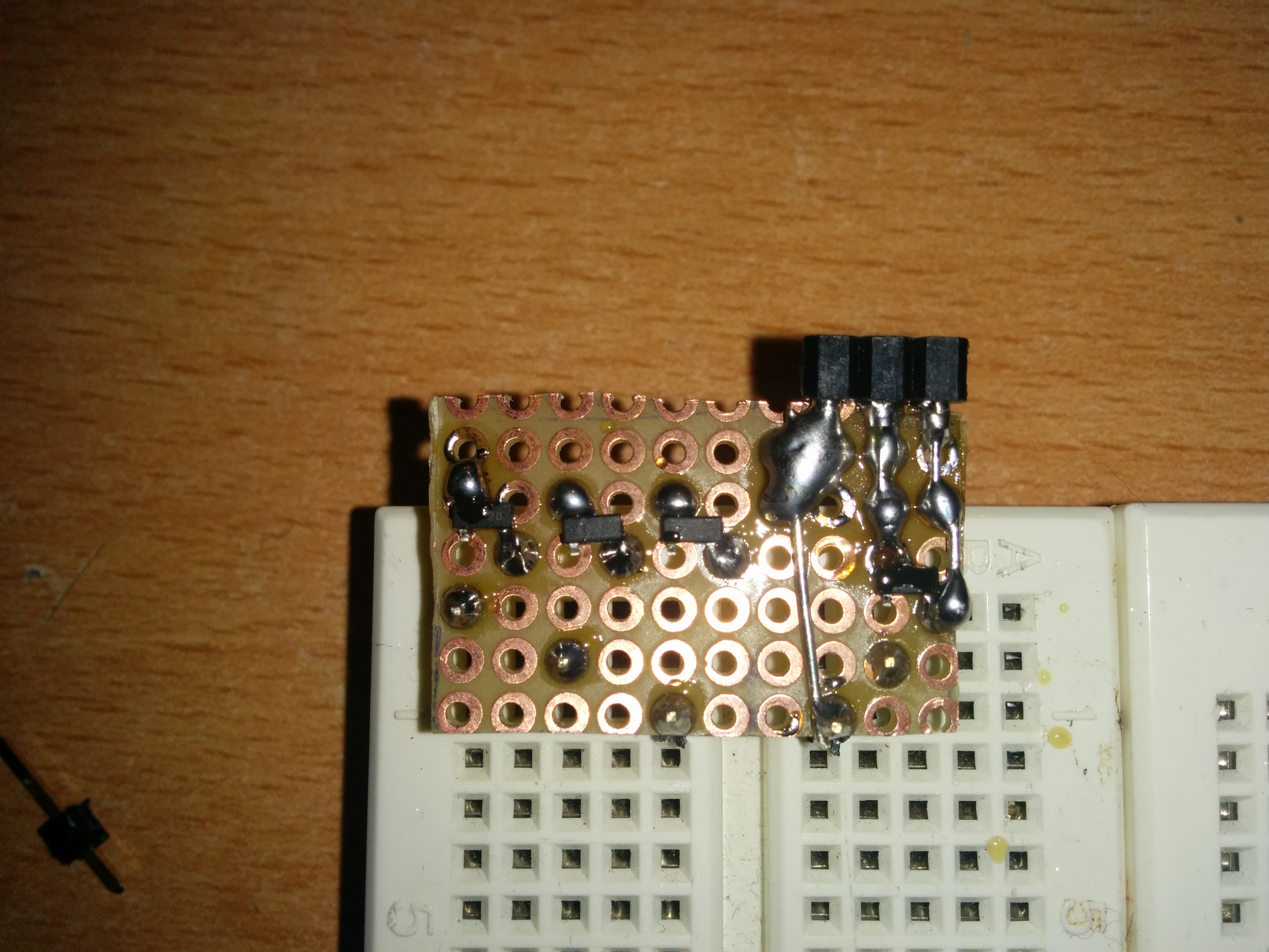 Schritt 7: Masse und VCC